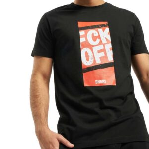 T-shirt Dangerous Fck Off Black