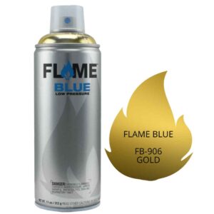Σπρέι Flame Blue Acrylic Spray Paint 400ml Gold FB-906