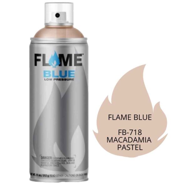 Σπρέι Flame Blue Acrylic Spray Paint 400ml Macadamia Pastel FB-718