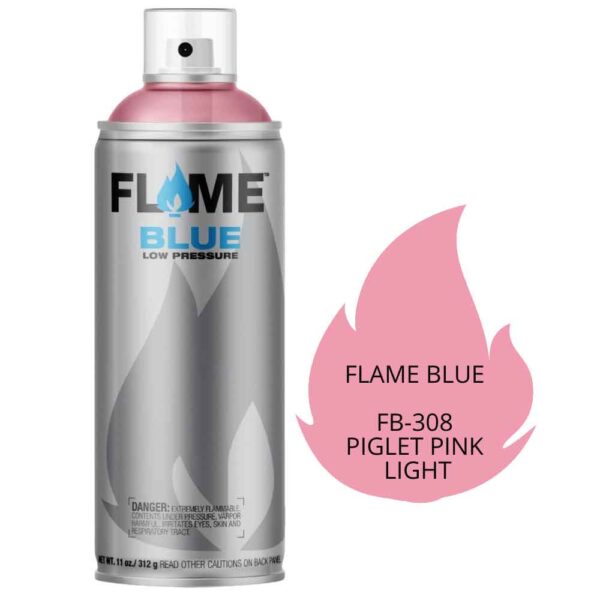 Σπρέι Flame Blue Acrylic Spray Paint 400ml Piglet Pink Light FB-308