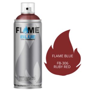 Σπρέι Flame Blue Acrylic Spray Paint 400ml Ruby Red FB-306