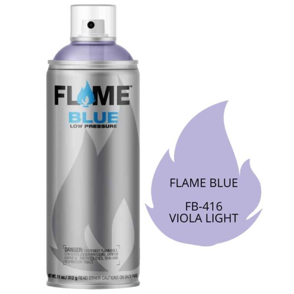 Σπρέι Flame Blue Acrylic Spray Paint 400ml Viola Light FB-416