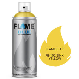 Σπρέι Flame Blue Acrylic Spray Paint 400ml Zinc Yellow FB-102