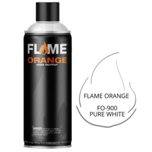 Σπρέι Flame Orange Acrylic Spray Paint 400ml Pure White FO-900