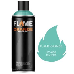 Σπρέι Flame Orange Acrylic Spray Paint 400ml Riviera FO-602