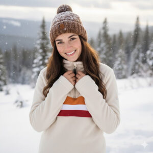 Fleece γυναικεία μπλούζα Zembla Laura 33162 Arena (Ecru)