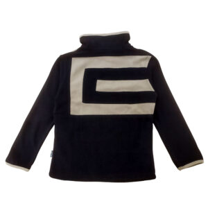Fleece παιδική μπλούζα για αγόρια Plus-Minus Logo 67570-62G1 Black