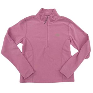 Fleece παιδική μπλούζα για κορίτσια North Face Glacier 1/4 Zip Maud Pink