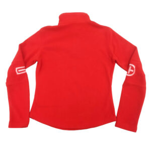 Fleece παιδική μπλούζα για κορίτσια Plus-Minus Girls Basic 55801-62 RedFlame