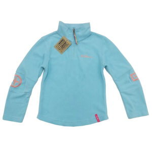 Fleece παιδική μπλούζα για κορίτσια Plus-Minus Girls Basic 65081-62G1 BabyBlue