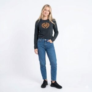 Longsleeve Circa Womens Animal Icon Black