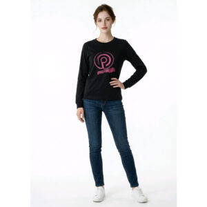 Longsleeve Propaganda Womens Brush Icon Black