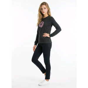 Longsleeve Propaganda Womens Icon Glitter Black