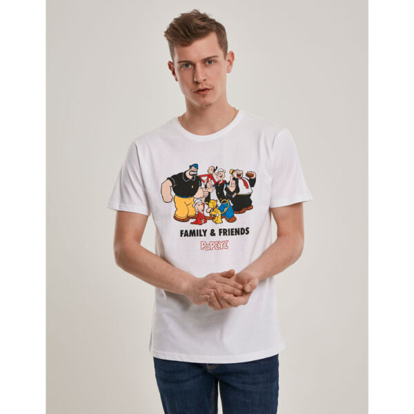 T-Shirt Merchcode Popeye Family & Friends Tee White