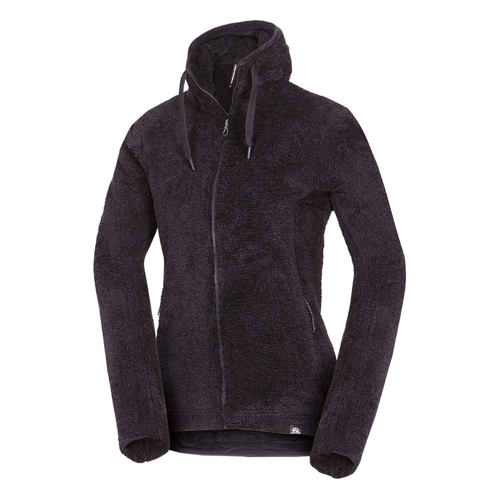 Γυναικεία fleece ζακέτα Northfinder women's outdoor fleece sweater Lacy Black