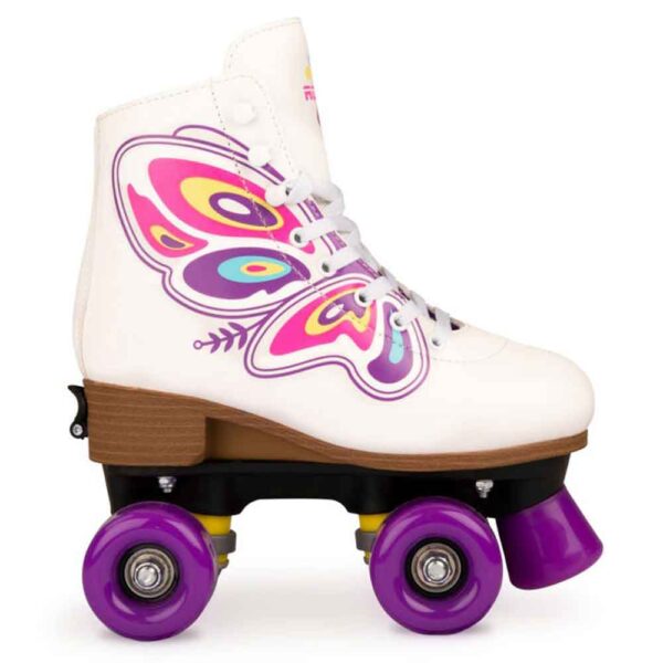 Roller Skates Adjustable Quads Πατίνια Rookie Butterfly White