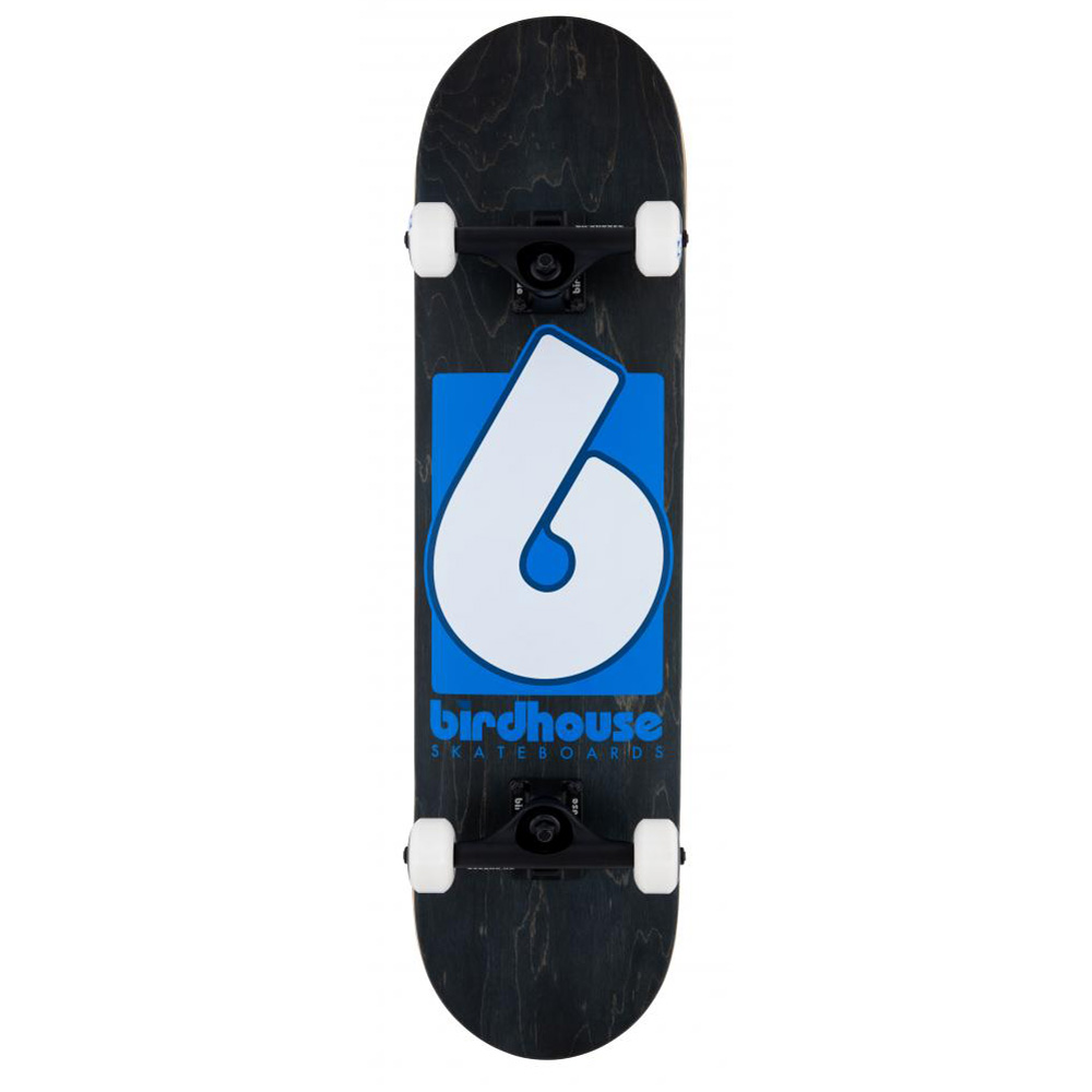 Skateboard Birdhouse Complete Stage 3 Logo BlackBlue 8''