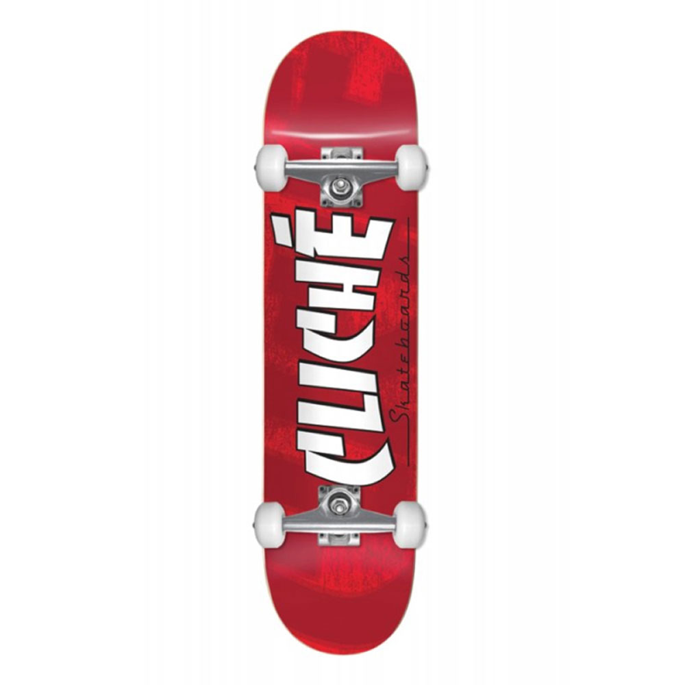 Skateboard Cliche Banco Yth FP Complete Skate 7'' Red