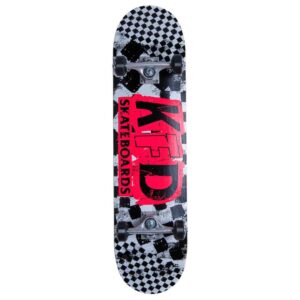 Skateboard KFD Checker Ransom Young Gunz Complete 8,25'' Red 1