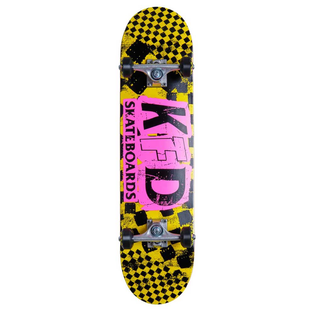 Skateboard KFD Checker Ransom Young Gunz Complete 7,75'' Yellow