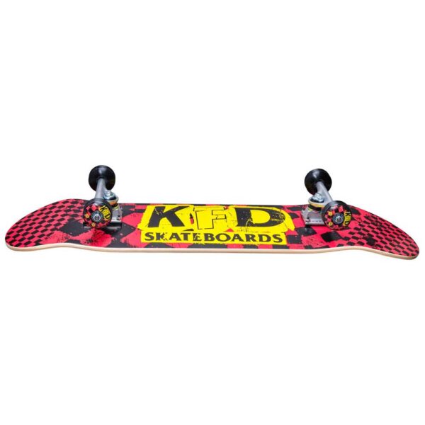 Skateboard KFD Checker Ransom Young Gunz Complete 8,25'' Red