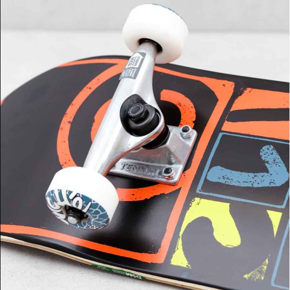 Skateboard complete Cliche Letter Press FP Black 8''