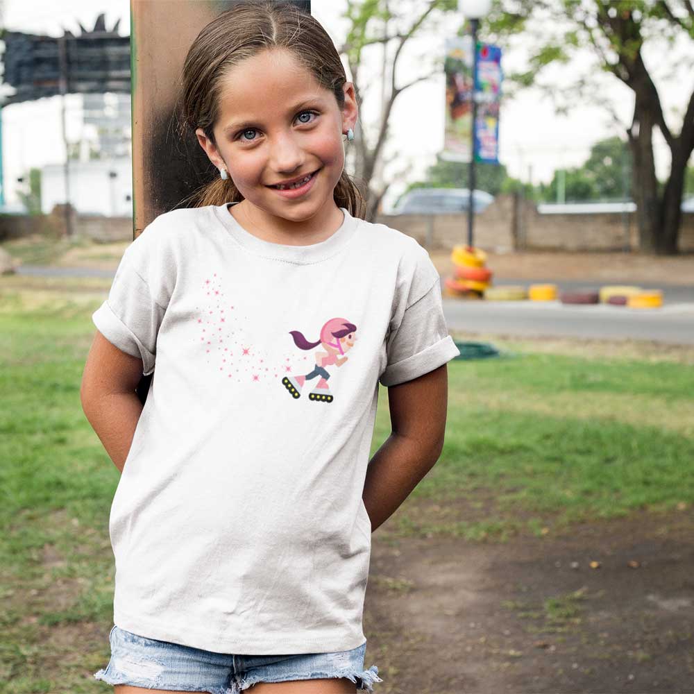 T-shirt kids Star Dust White