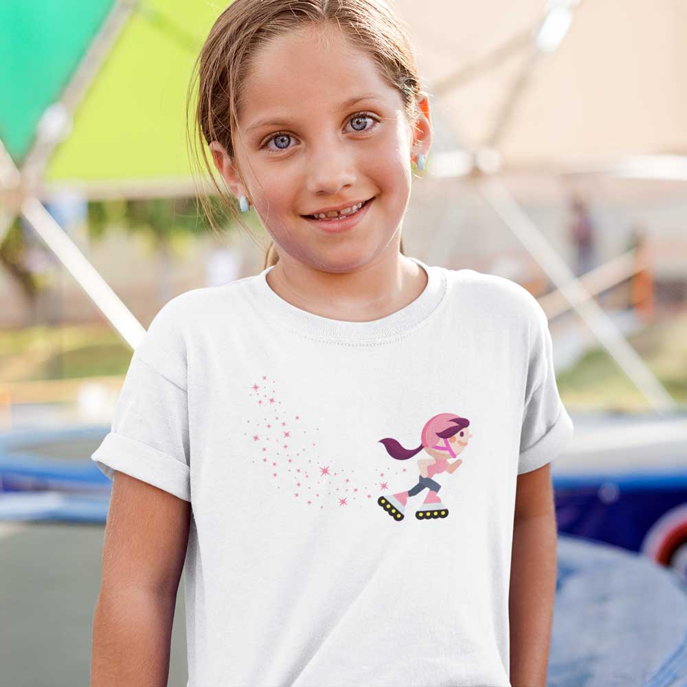 T-shirt kids Star Dust White