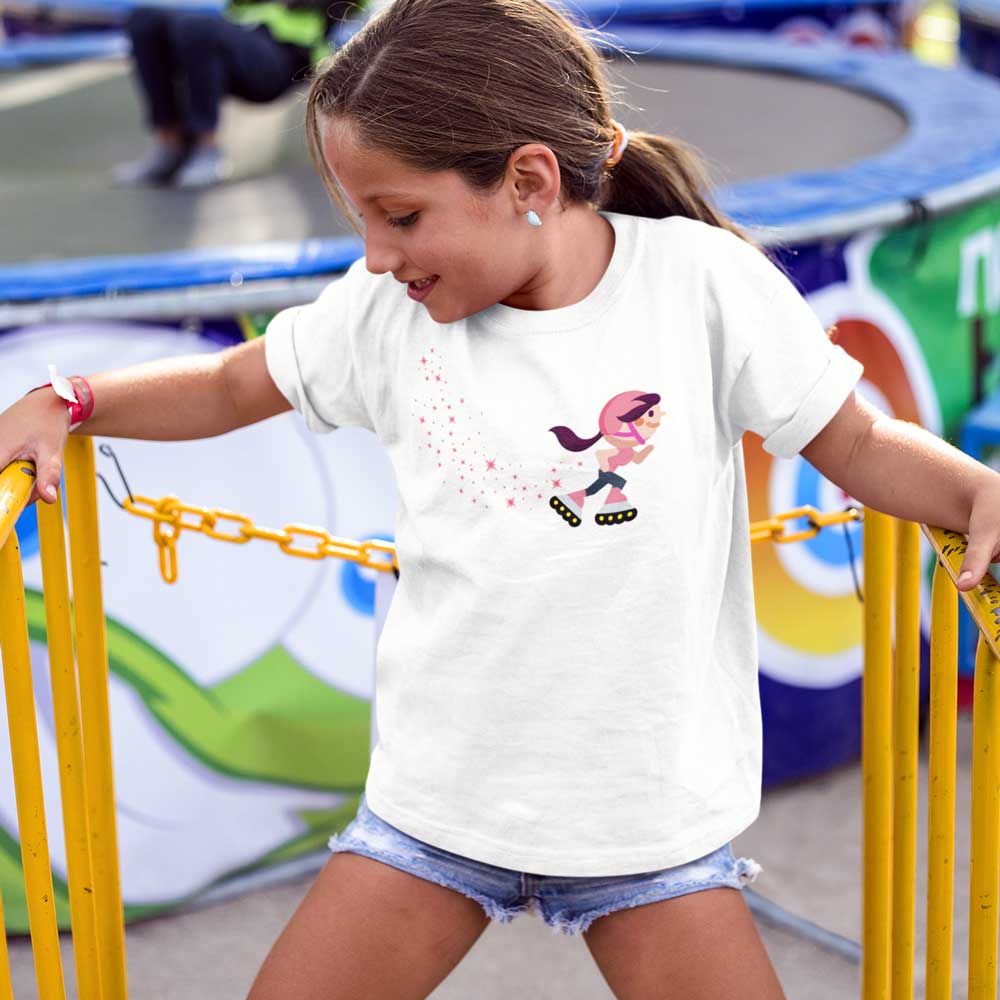 T-shirt kids Star Dust White