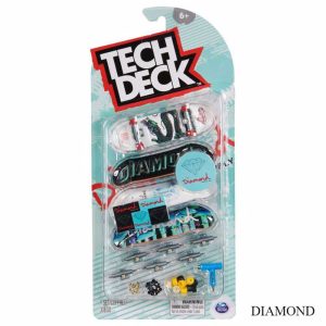 Tech Deck Fingerboard mini Σανιδάκι δαχτύλου σετ 4 τεμαχίων