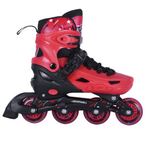 3K Αυξομειούμενα Πατίνια/Roller Skates/Παγοπέδιλα 3 σε 1 – Κόκκινο