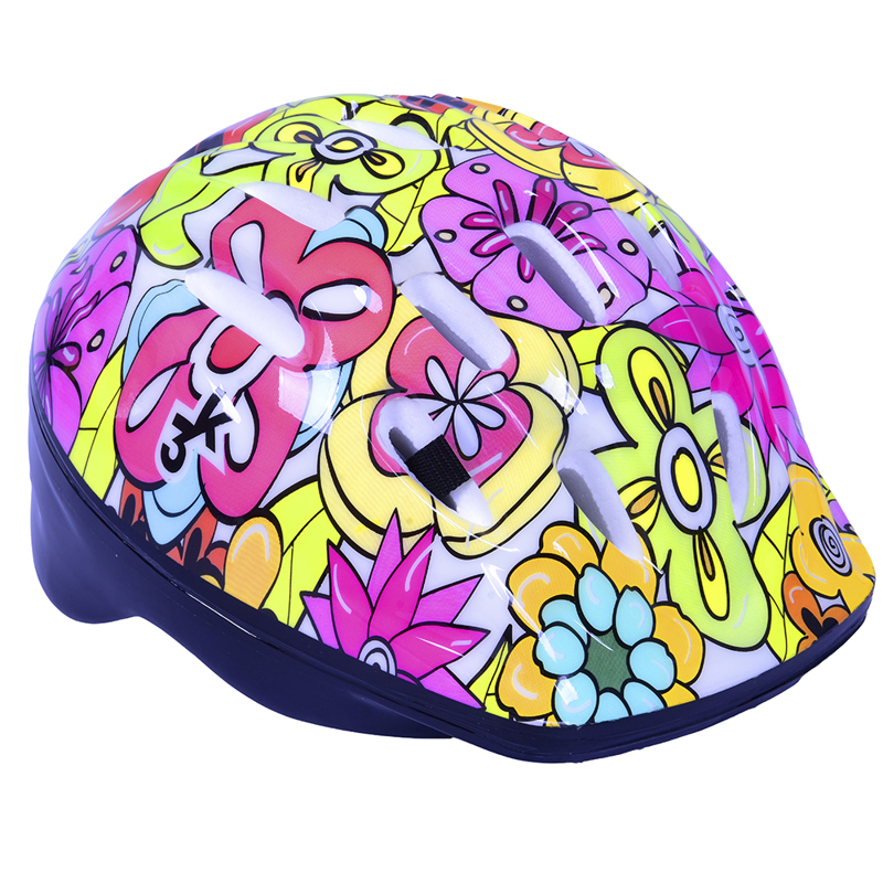 3K Κράνος Παιδικό Ρυθμιζόμενο - Floral Μέγεθος (Small : 49-54 εκ.)