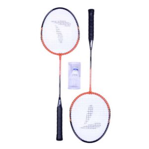 ΑΘΛΟΠΑΙΔΙΑ Ρακέτες Badminton με 2 μπαλάκια – Μαύρο/Πορτοκαλί