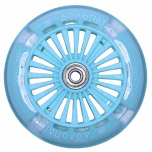 ΑΘΛΟΠΑΙΔΙΑ Ροδάκι 120χιλ. Φωτιζόμενο Με Ρουλεμάν, Εμπρόσθιο, Για Πατίνι 61215 – Μέντα