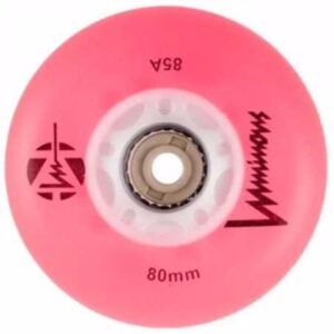 LUMINOUS 80χιλ./85A Ροδάκι Led – Pοζ