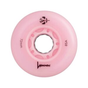 LUMINOUS Ροδάκια Led Flamingo 72χιλ./85A – Ροζ