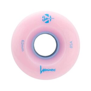 LUMINOUS Ροδάκια Led Quads 62χιλ./85A – Ροζ/Γαλάζιο