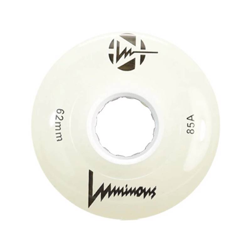 LUMINOUS Ροδάκια Led Quads 62χιλ./85A - Λευκό Glow