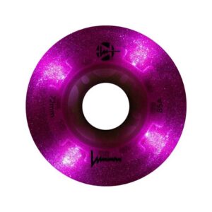 LUMINOUS Ροδάκια Led 72χιλ./85A – Γκλίτερ Ροζ