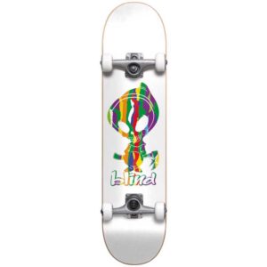 BLIND Reaper Sweater Pattern Yth FP Complete Skateboard 7.25′ – Λευκό