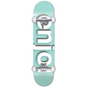 ENJOI Helvetica Neue FP Complete Skateboard 8′ – Aqua