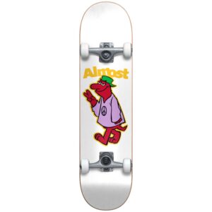 Skateboard Almost Peace Out Yth FP, White, 7.25 ίντσες