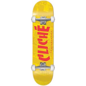 CLICHE Banco Complete Skateboard FP 7.5' - Κίτρινο