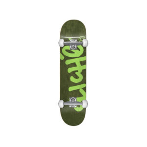 CLICHE Handwritten Yth FP Complete Skateboard 7.375′ – Forest Green
