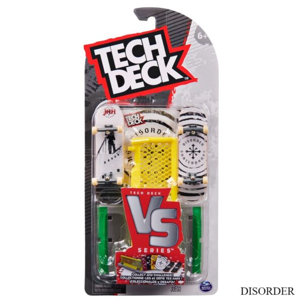 Tech Deck (VS) Versus Series Sk8shop, 2 Μινιατούρες Τροχοσανίδες - 1 Εμπόδιο/Ράμπα 2