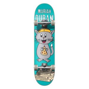 MEOW Mariah Duran Whiskers Complete Skateboard 8′ – Multi