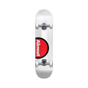 ALMOST Off Side FP  Complete Skateboard 7.625′ – White