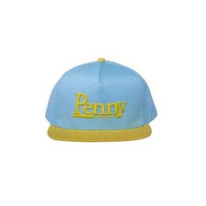 PENNY SKATEBOARDS  Snapback Cap, Light Blue/Yellow