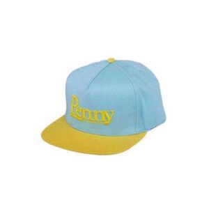 PENNY SKATEBOARDS  Snapback Cap, Light Blue/Yellow