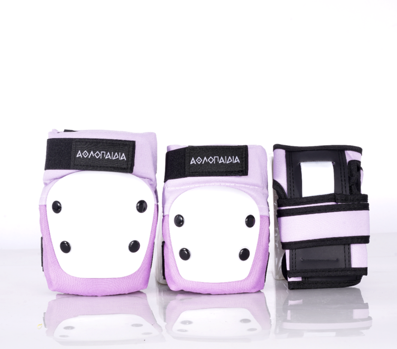 ΑΘΛΟΠΑΙΔΙΑ Παιδικά Προστατευτικά - Ροζ Χρώμα (Λευκό-Ροζ)